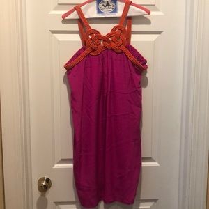 Gretchen Scott pink silk dress